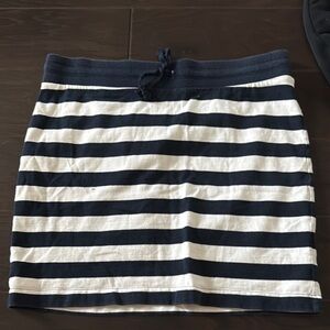Banana Republic Blue and White Mini Pencil Skirt Casual Resort Wear